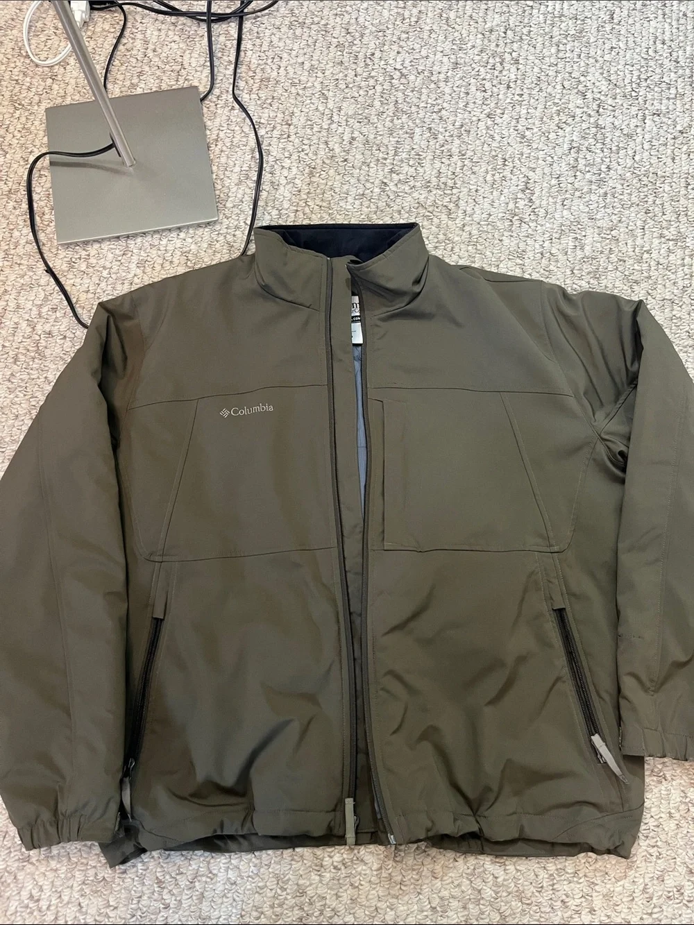 Columbia Men's Olive Green Outdoor Softshell Jacket size XL
